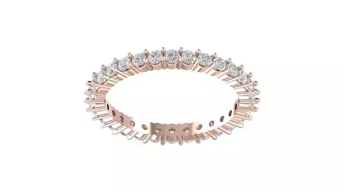 Solitaire Women Engagement Ring 3dm STl OBJ FBX Render