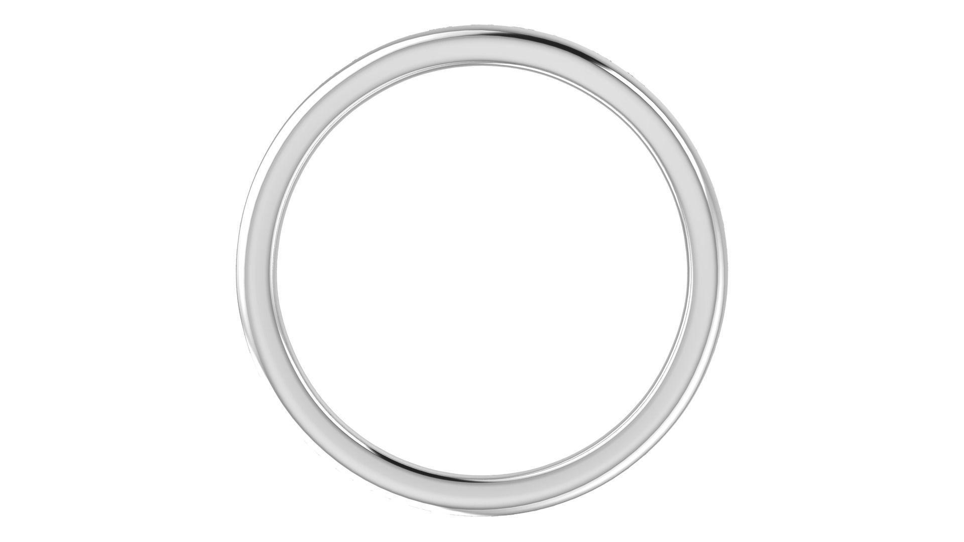 Solitaire Women Engagement Ring 3dm STl OBJ FBX Render 3D print model_6