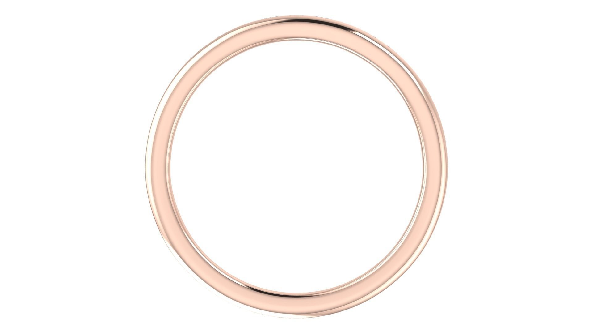 Solitaire Women Engagement Ring 3dm STl OBJ FBX Render 3D print model_7