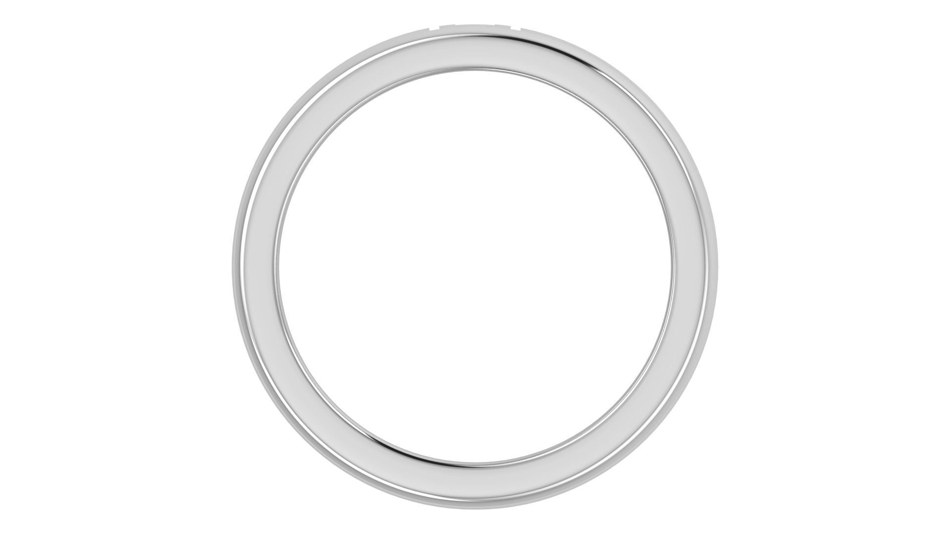 Solitaire Women Engagement Ring 3dm STl OBJ FBX Render 3D print model_6