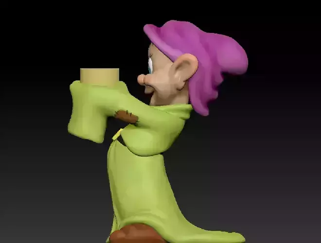 dwarf  DOPEY   3D print model