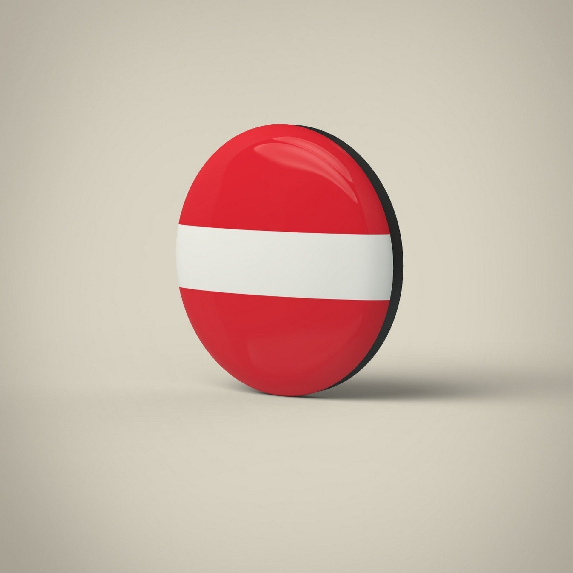 Austria Badge Low-poly 3D model_2