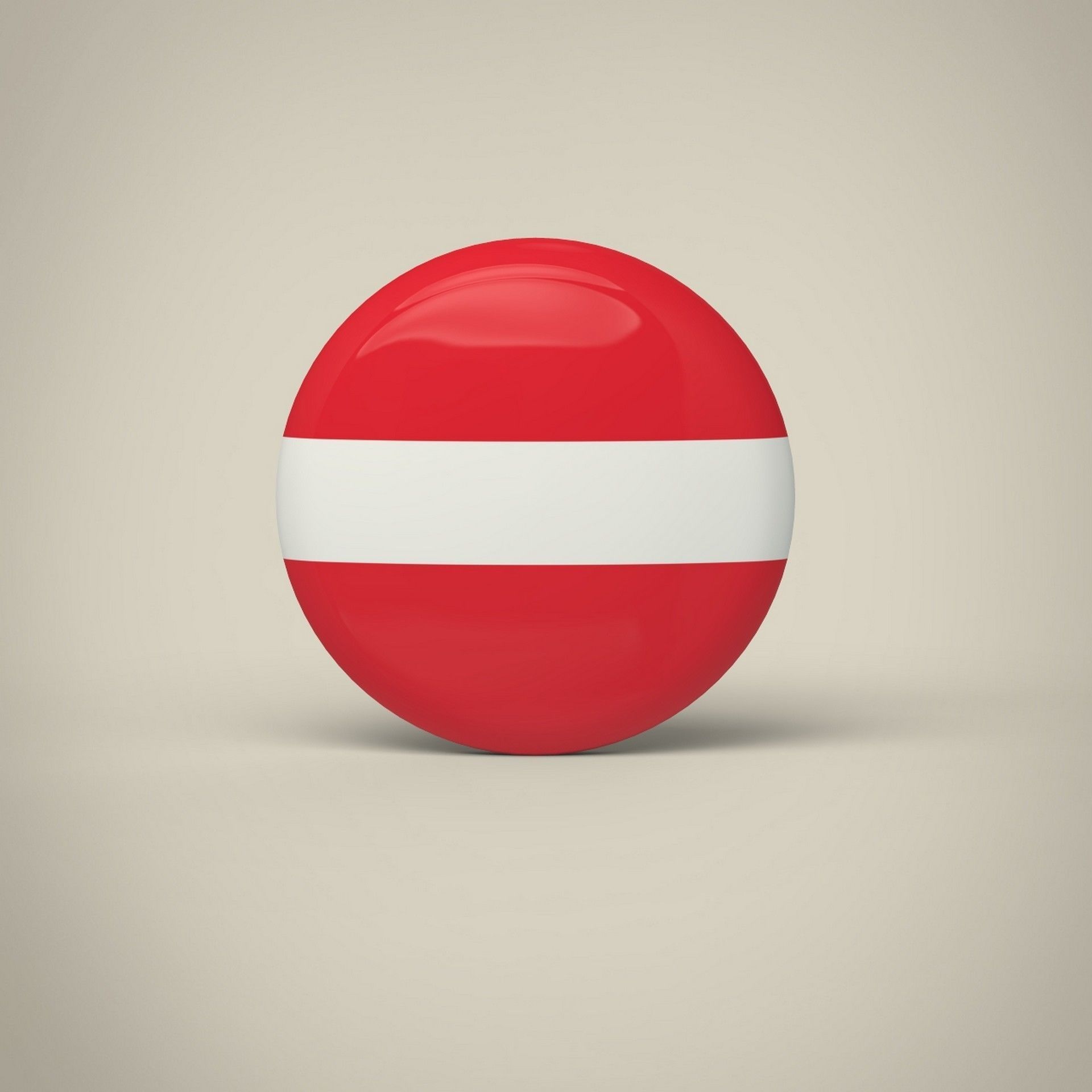 Austria Badge Low-poly 3D model_1