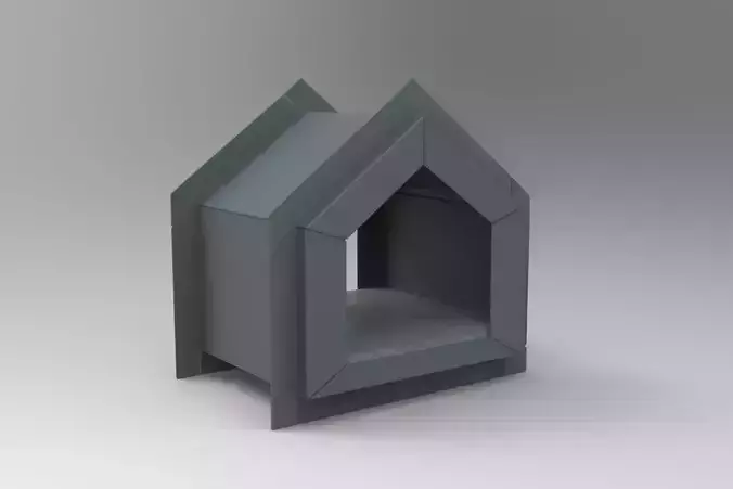 Touffu Pet House 3D model