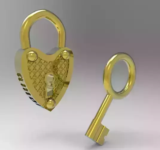 LOCK KEY PENDANTS 