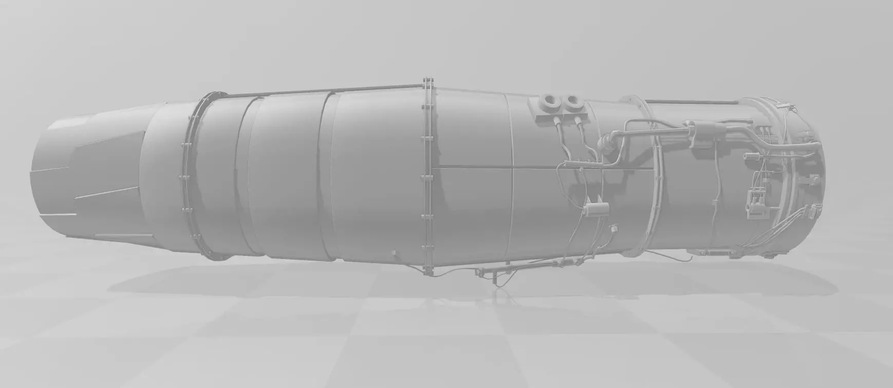 Jet Engine 3D model_0