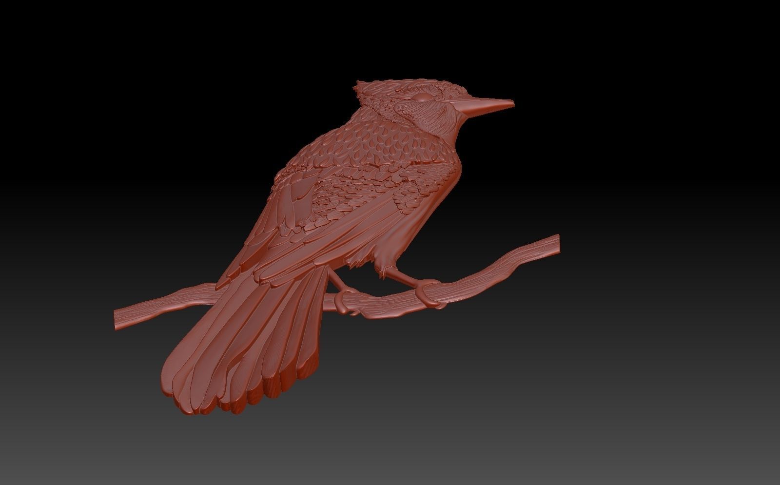Woodpecker Bird 3D print model_5