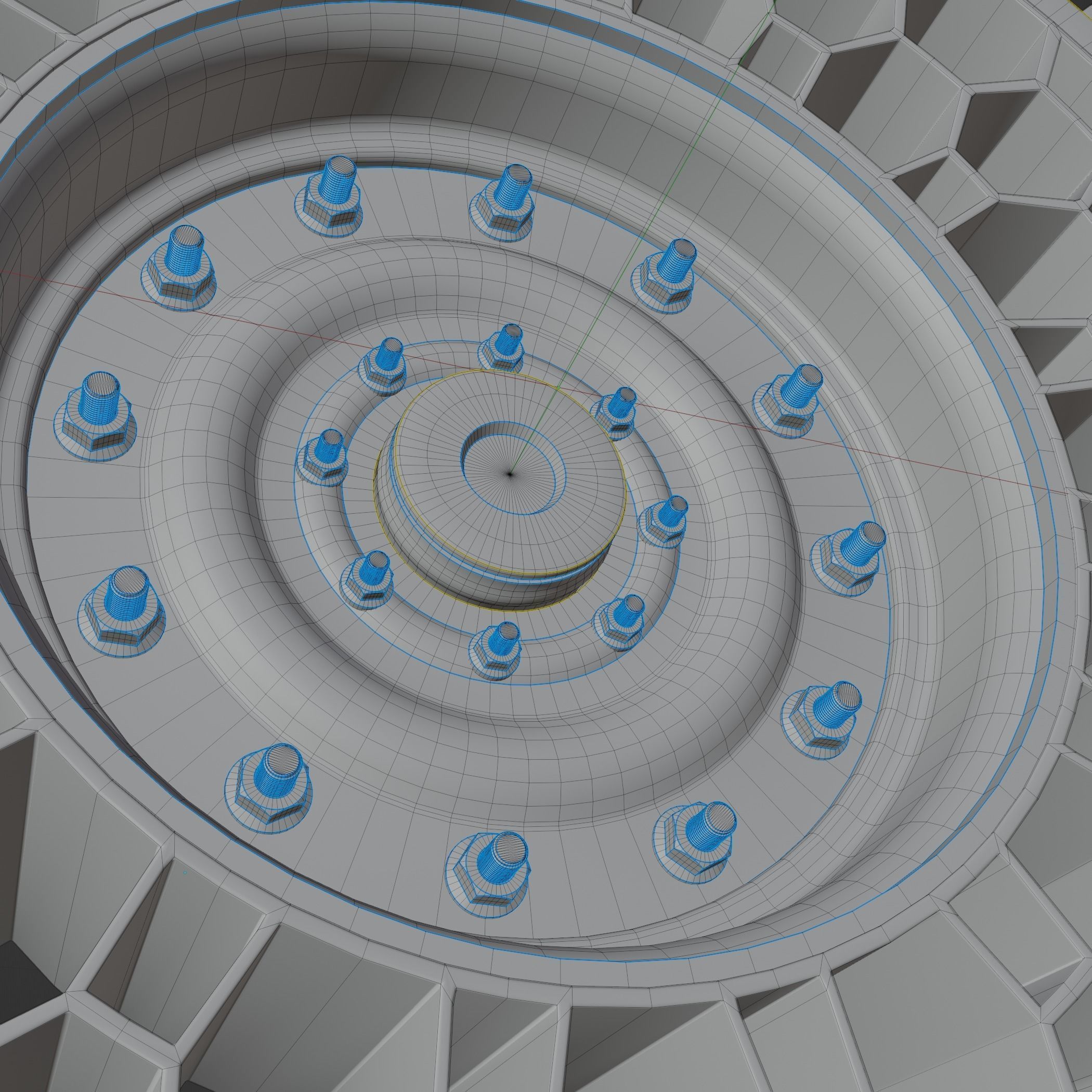 Future NPT Tire Low-poly 3D model_13