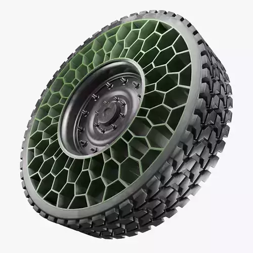 Future NPT Tire Low-poly 3D model Future NPT Tire Low-poly 3D model