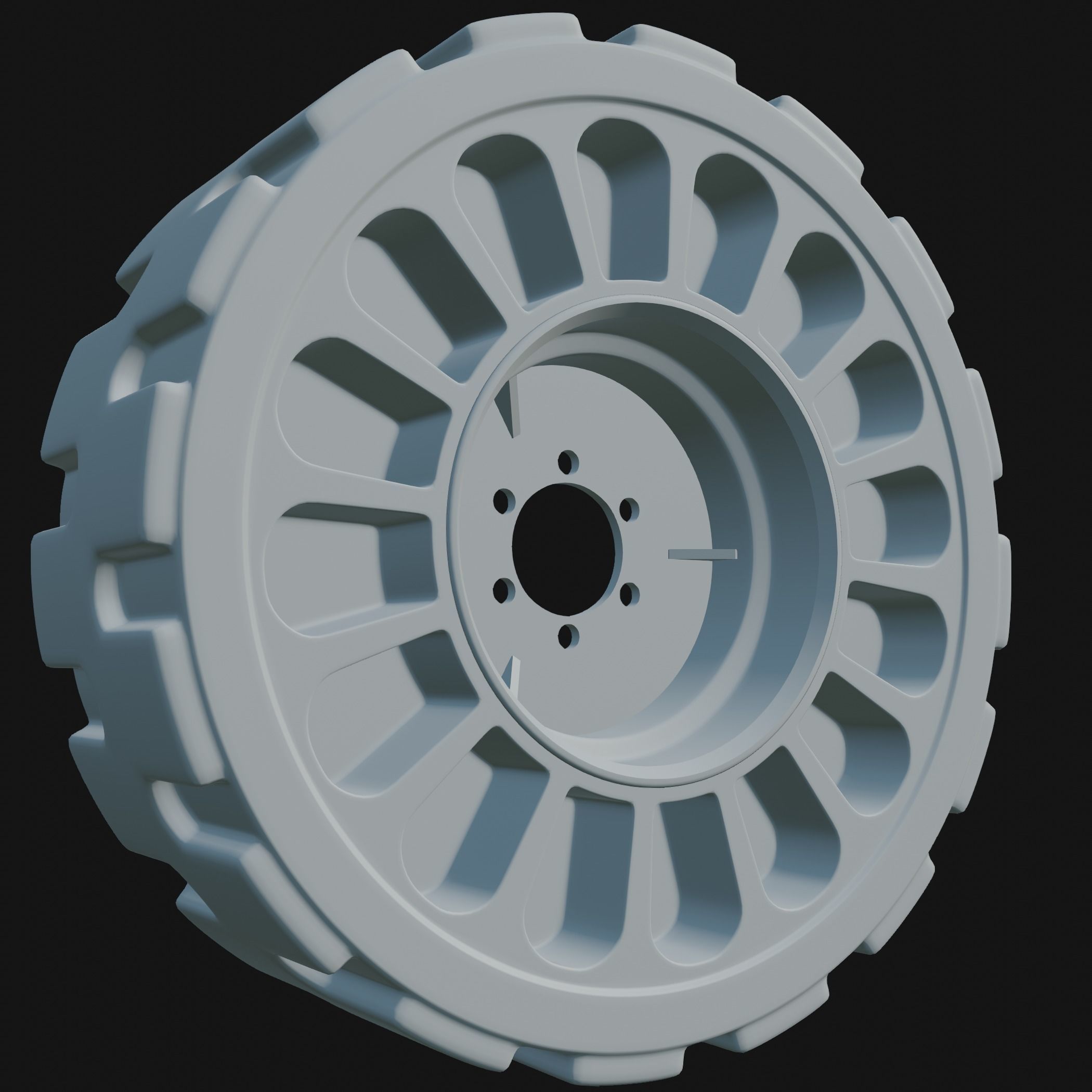 Future Truck Wheel NPT 3D 3D model_10