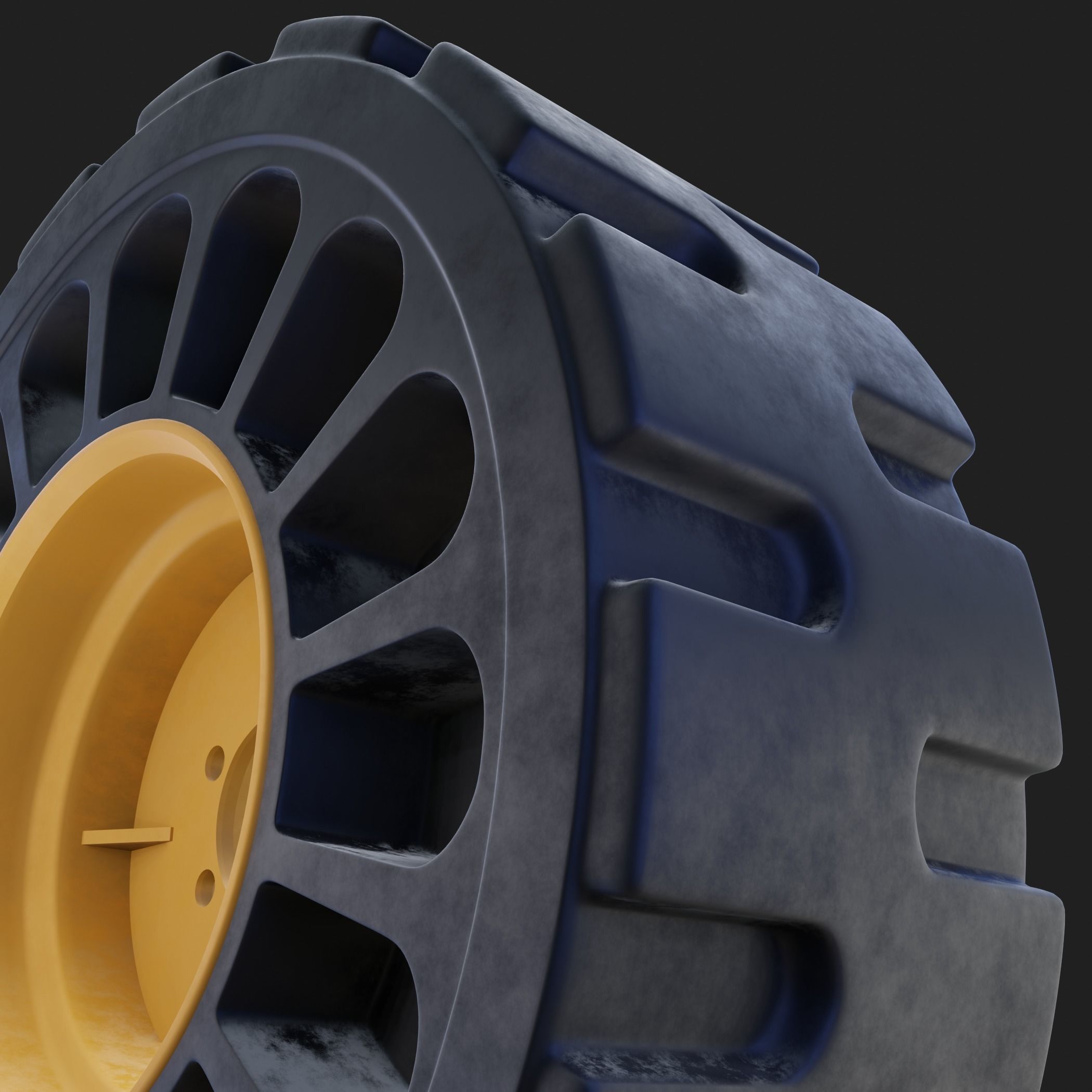 Future Truck Wheel NPT 3D 3D model_9