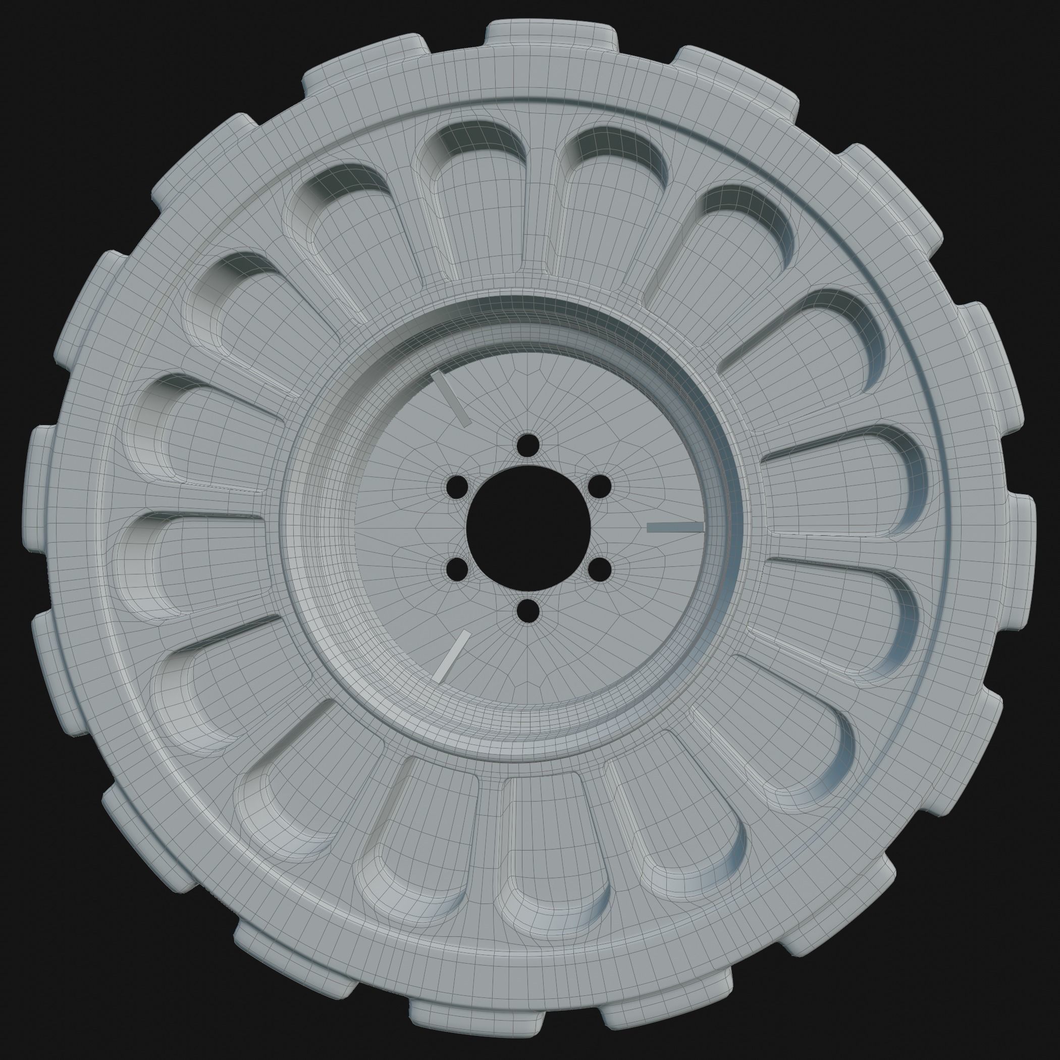 Future Truck Wheel NPT 3D 3D model_15