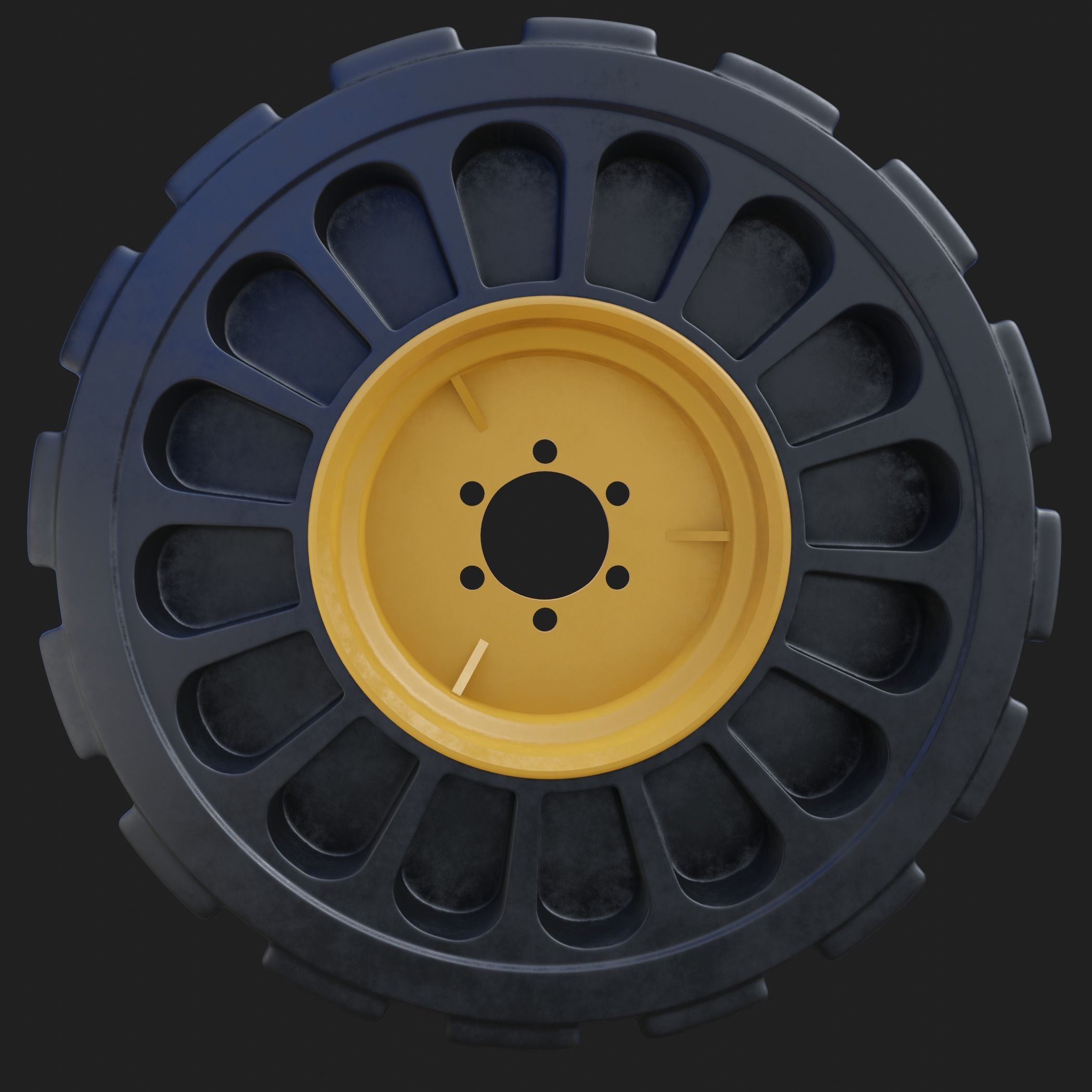 Future Truck Wheel NPT 3D 3D model_7