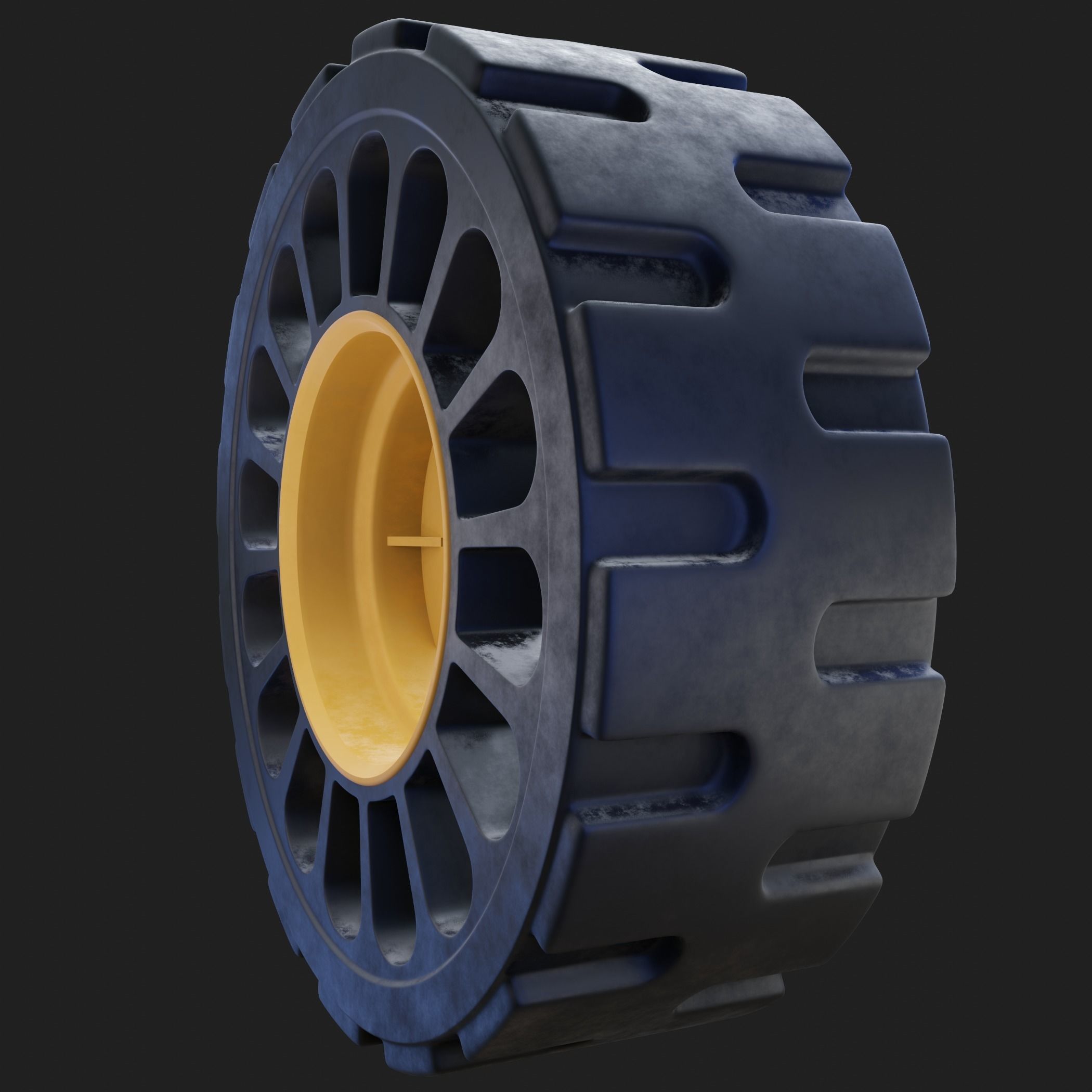 Future Truck Wheel NPT 3D 3D model_4