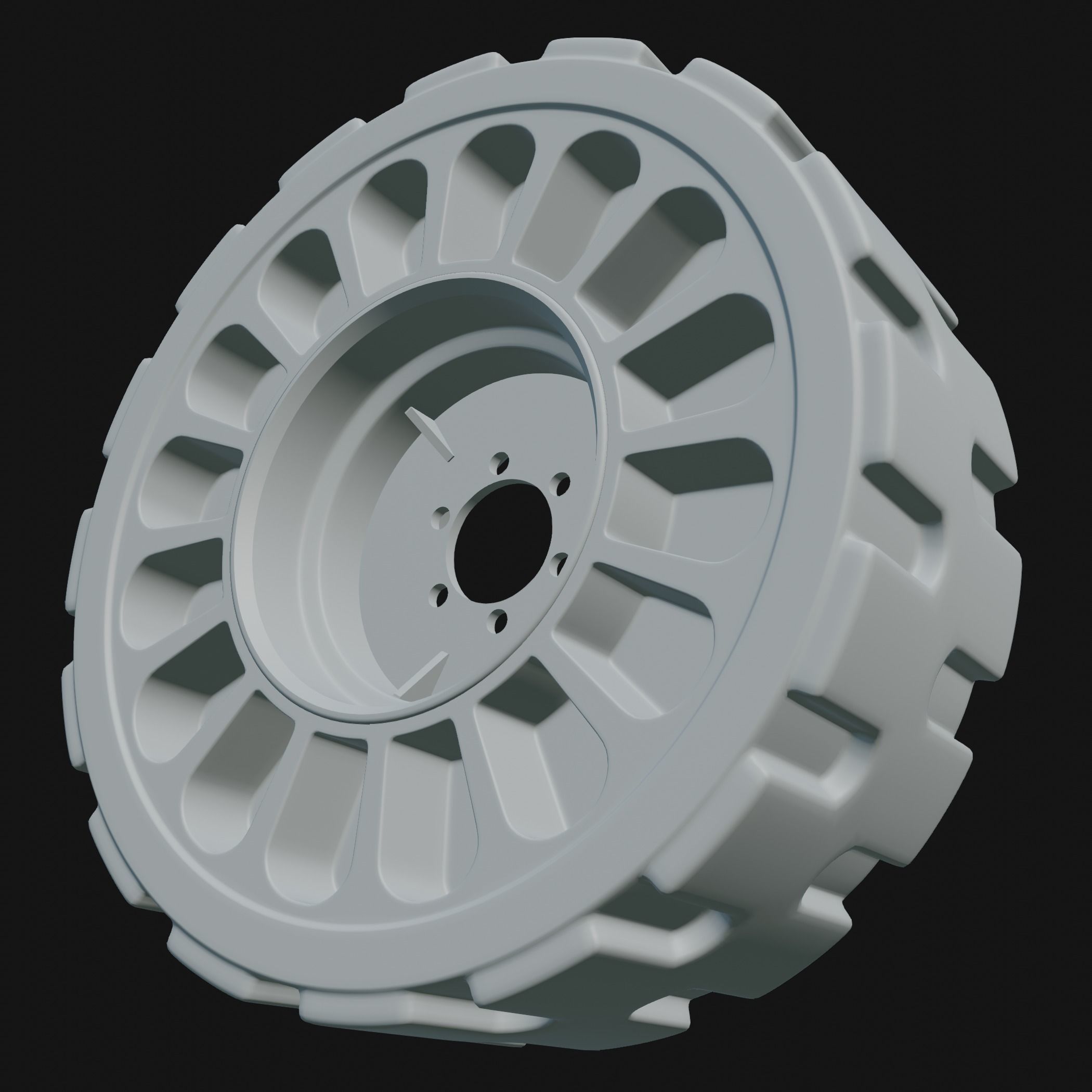 Future Truck Wheel NPT 3D 3D model_11