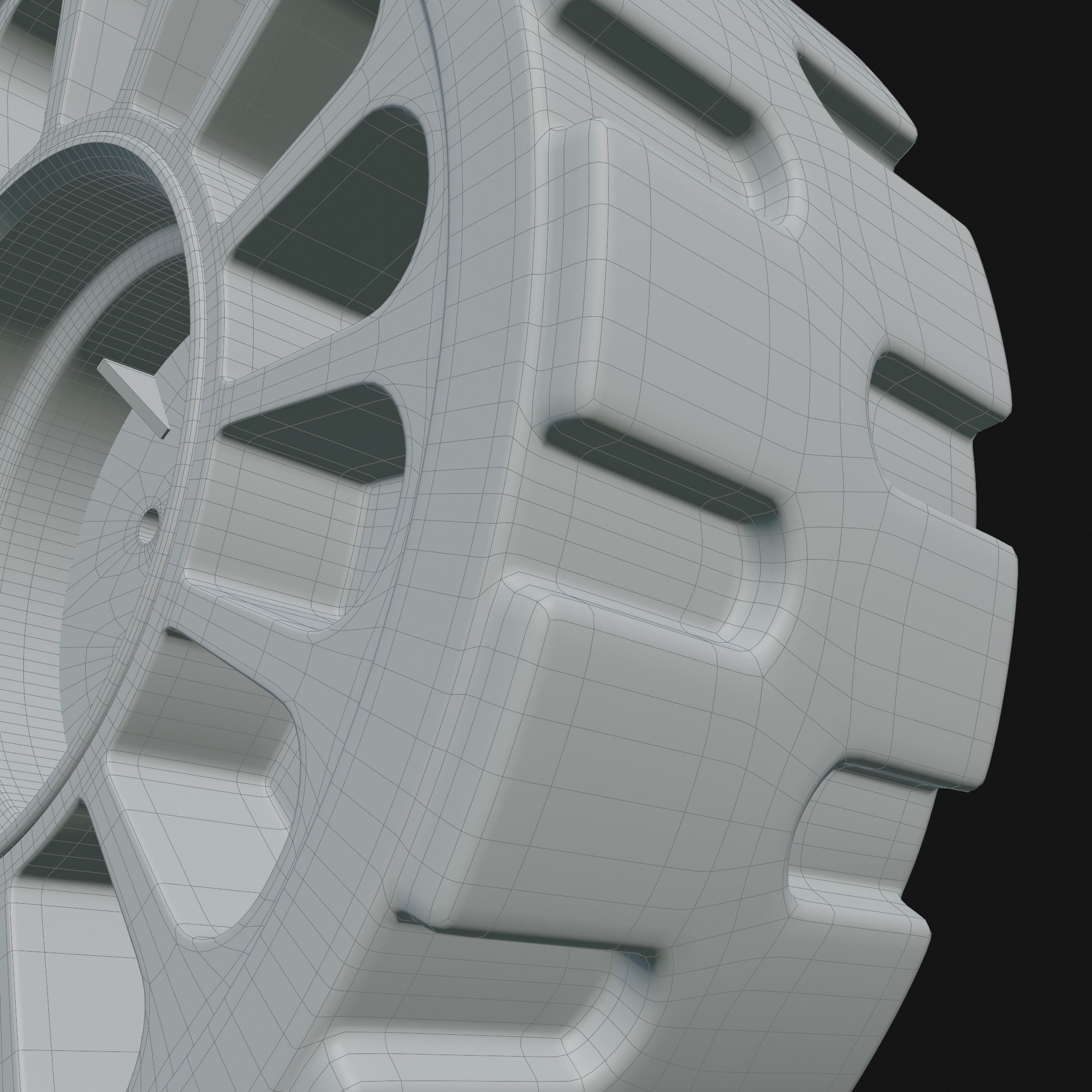 Future Truck Wheel NPT 3D 3D model_14