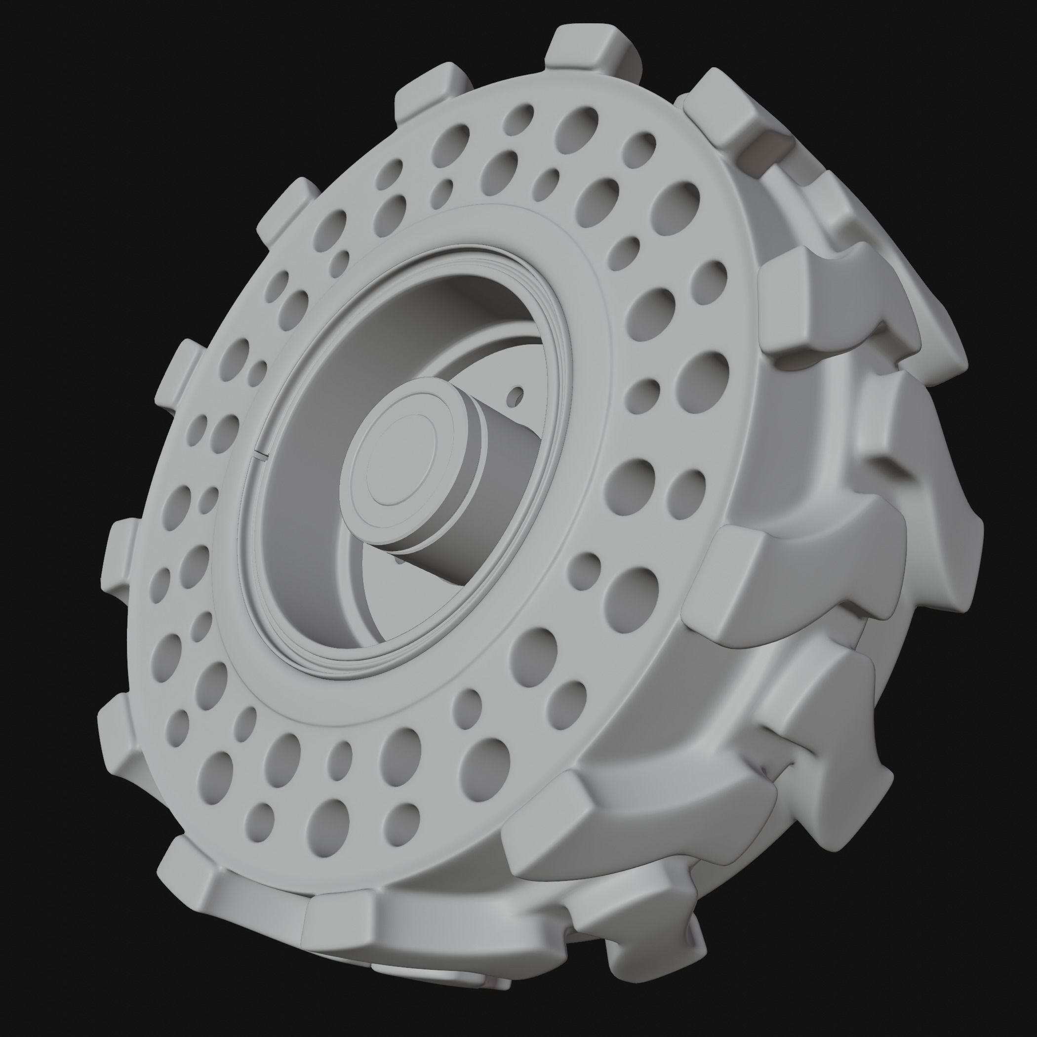 Future Truck Wheel NPT 02 3D model_14