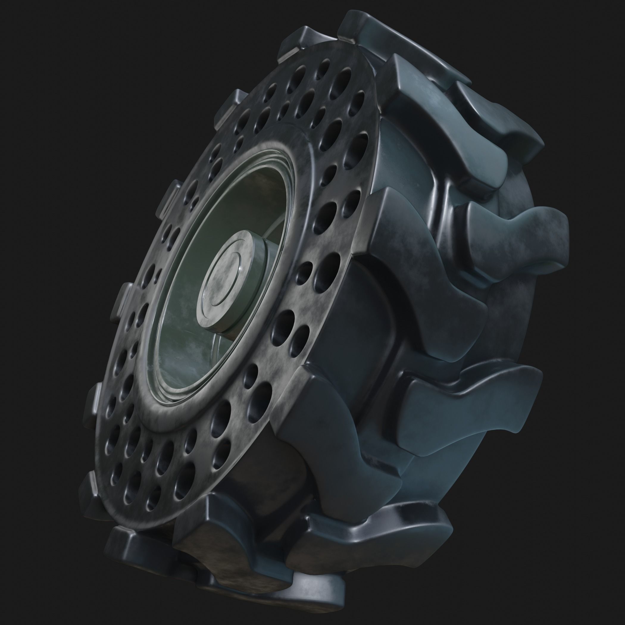 Future Truck Wheel NPT 02 3D model_9
