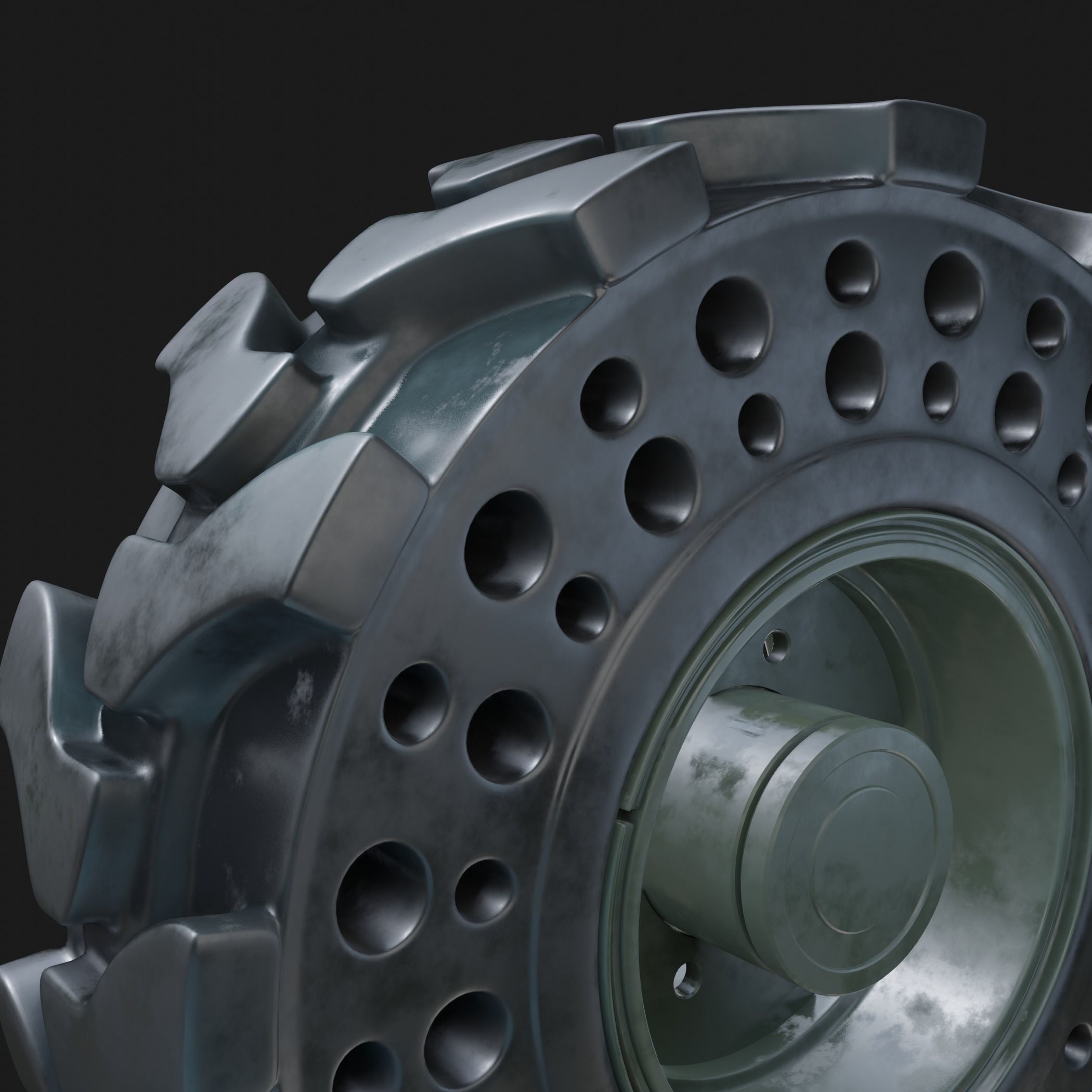 Future Truck Wheel NPT 02 3D model_8