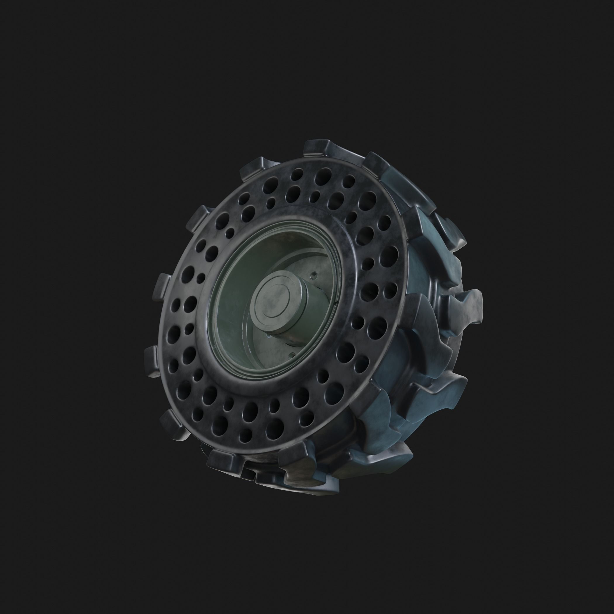 Future Truck Wheel NPT 02 3D model_2