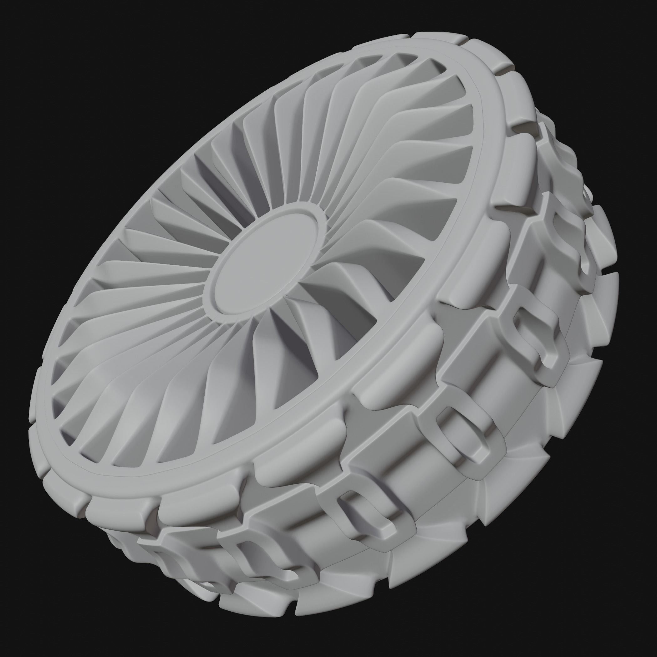 Air Free Wheel 3D 3D model_9