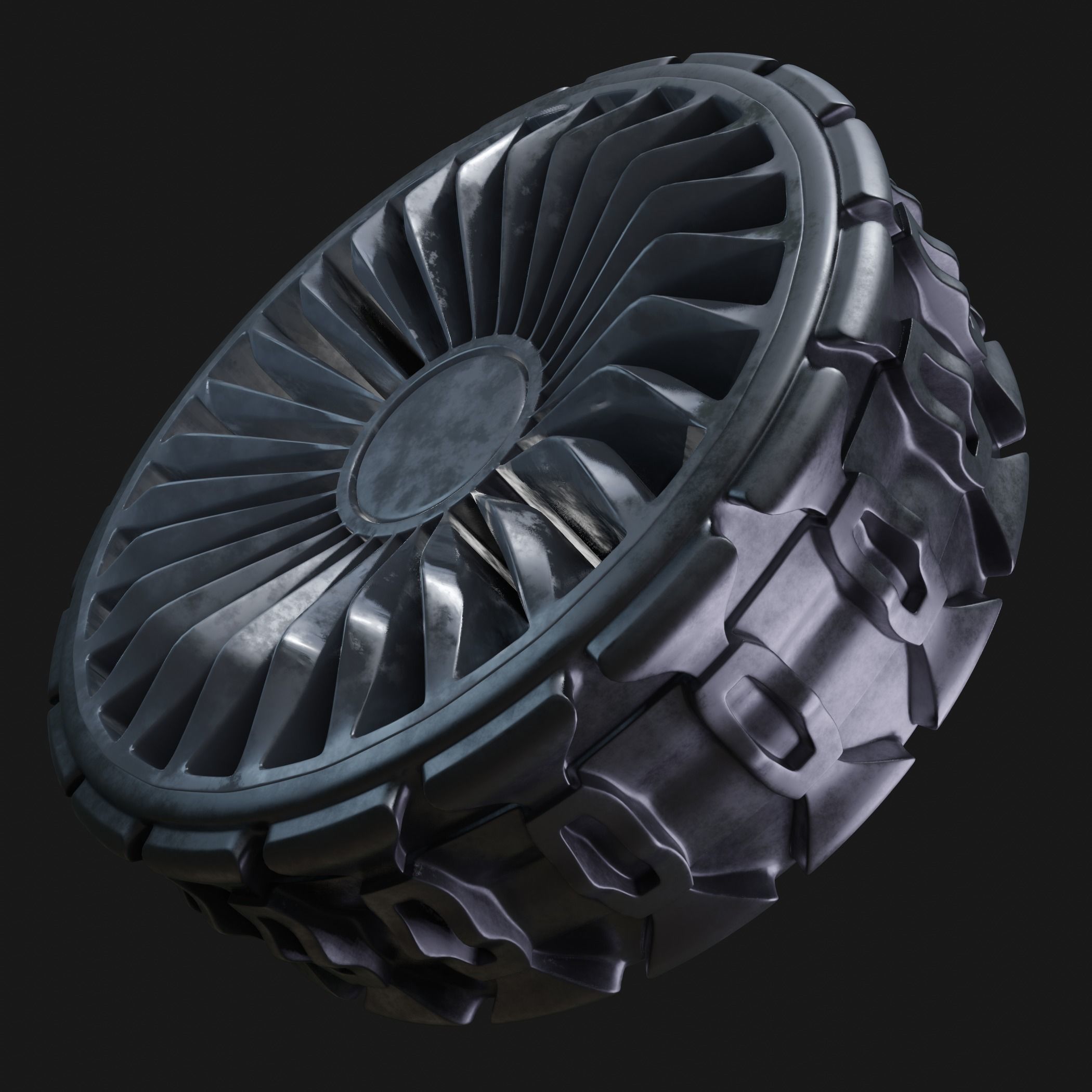 Air Free Wheel 3D 3D model_7
