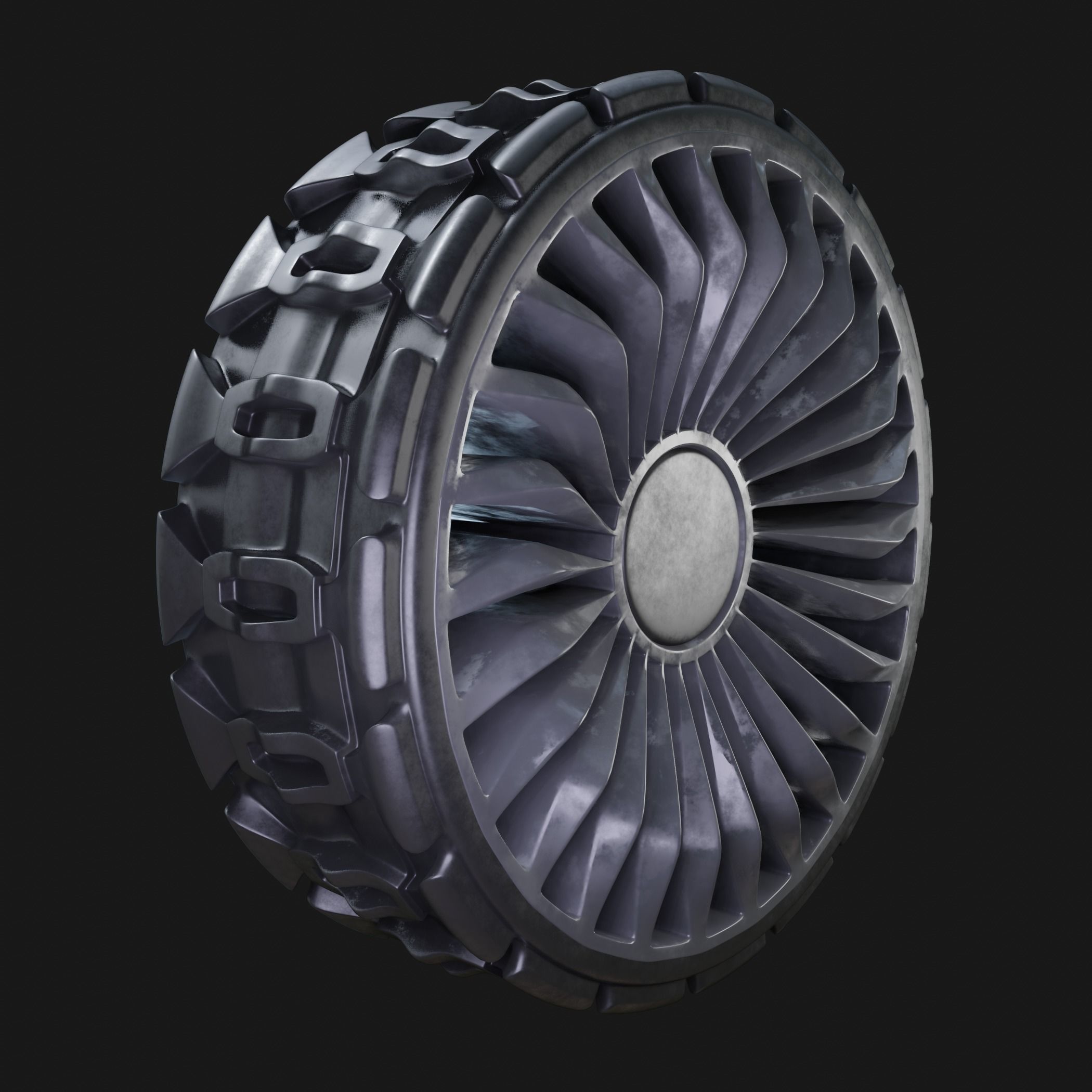 Air Free Wheel 3D 3D model_3