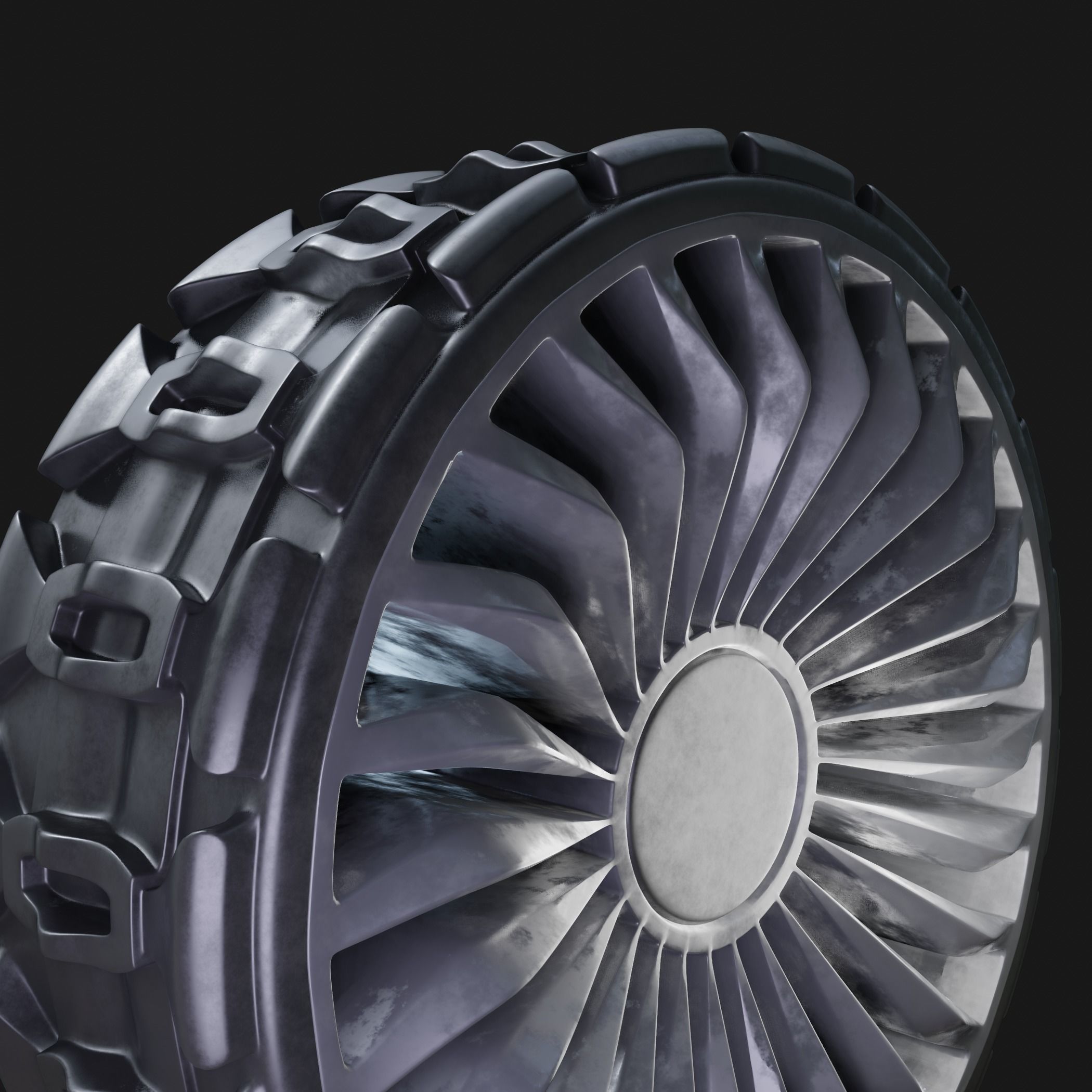 Air Free Wheel 3D 3D model_4