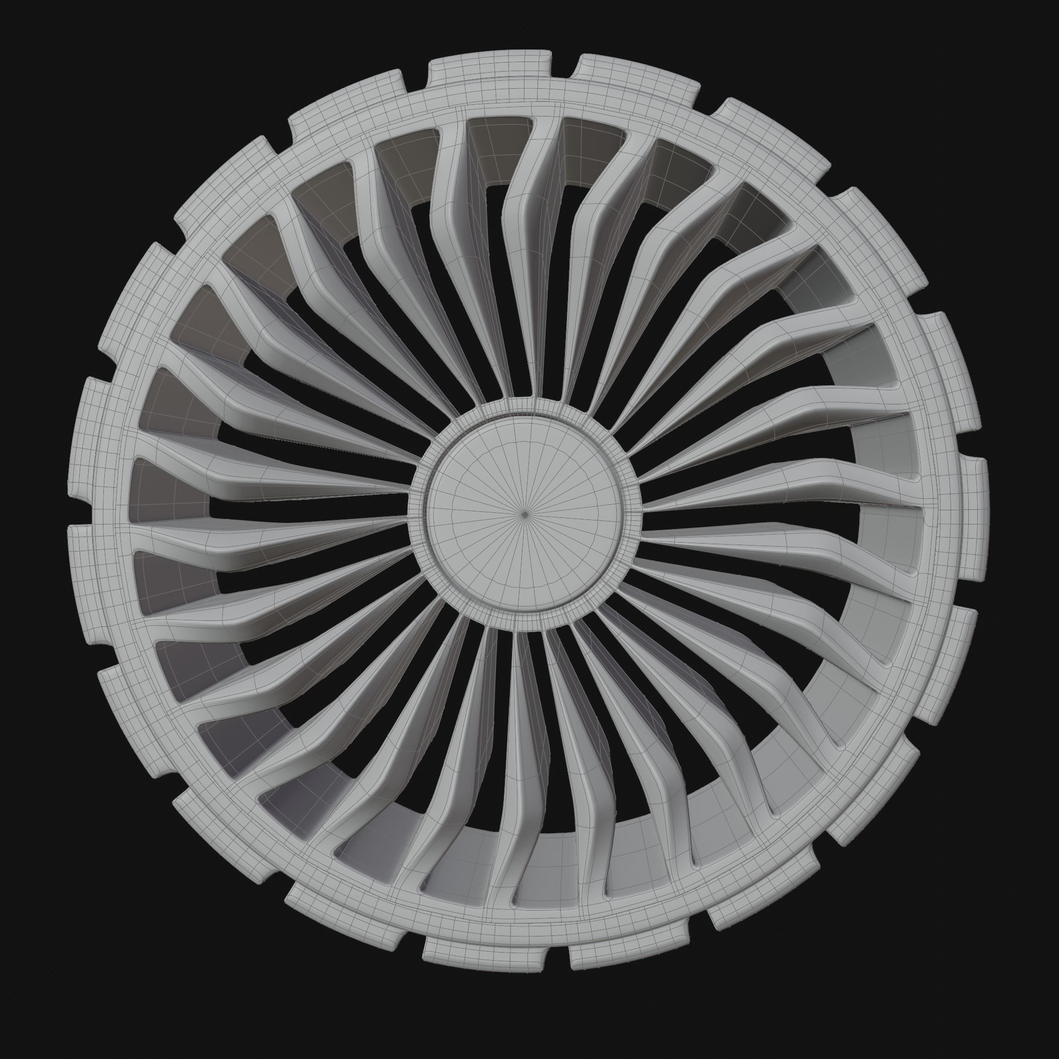 Air Free Wheel 3D 3D model_13