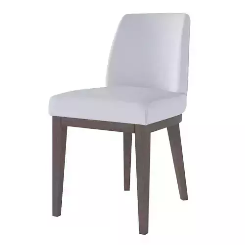 MORGAN CURVED-BACK FABRIC DINING SIDE CHAIR