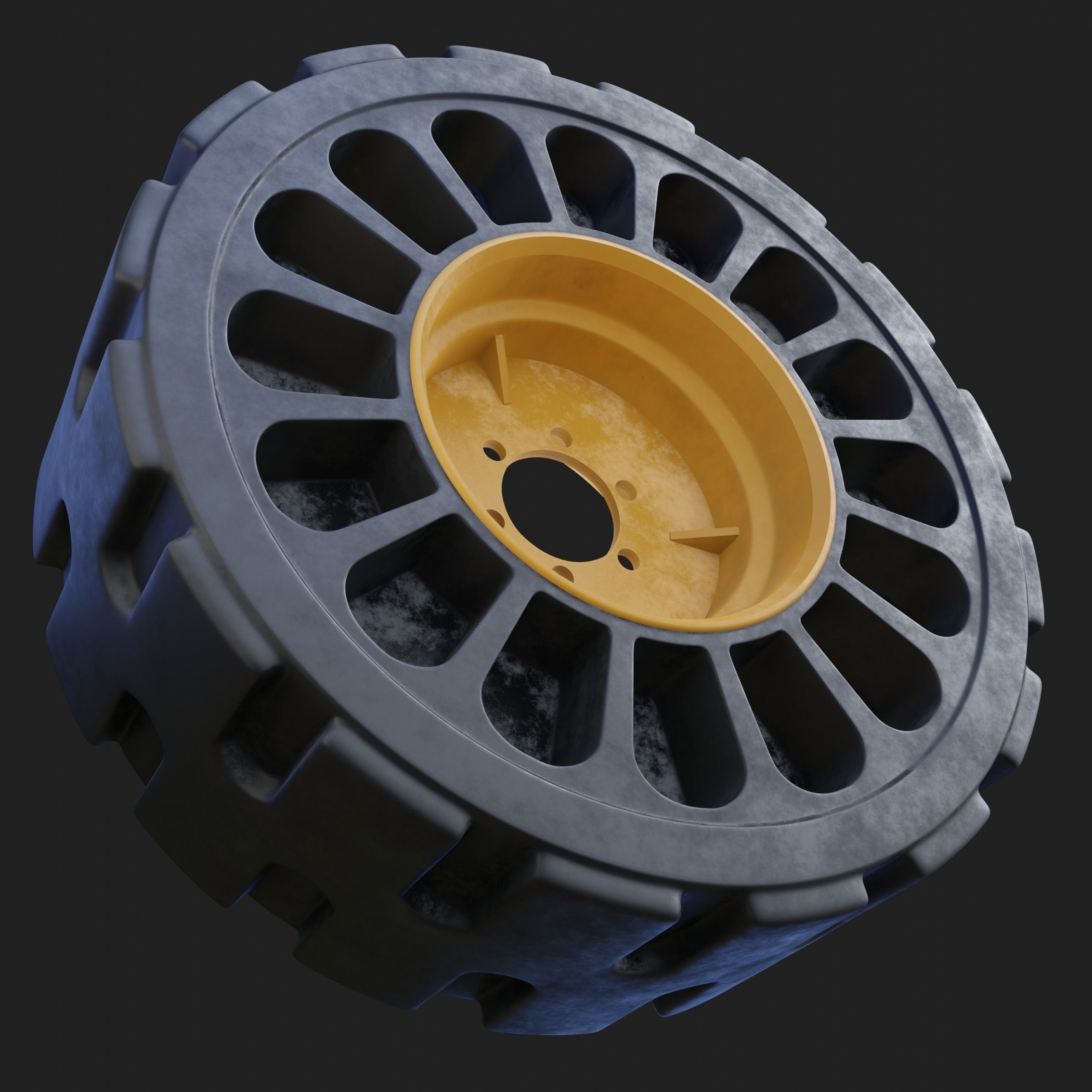 Future Truck Wheels 3D 3D Model Collection_25