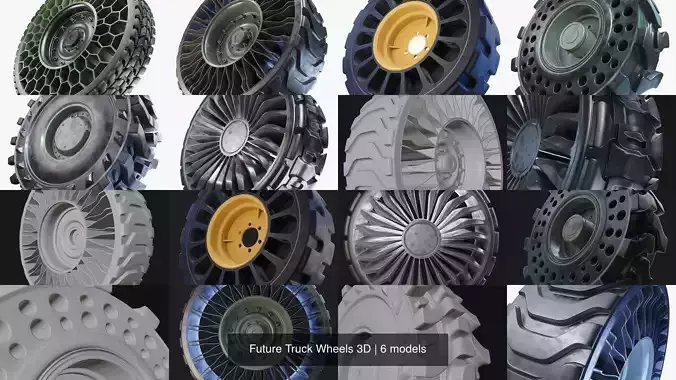 Future Truck Wheels 3D