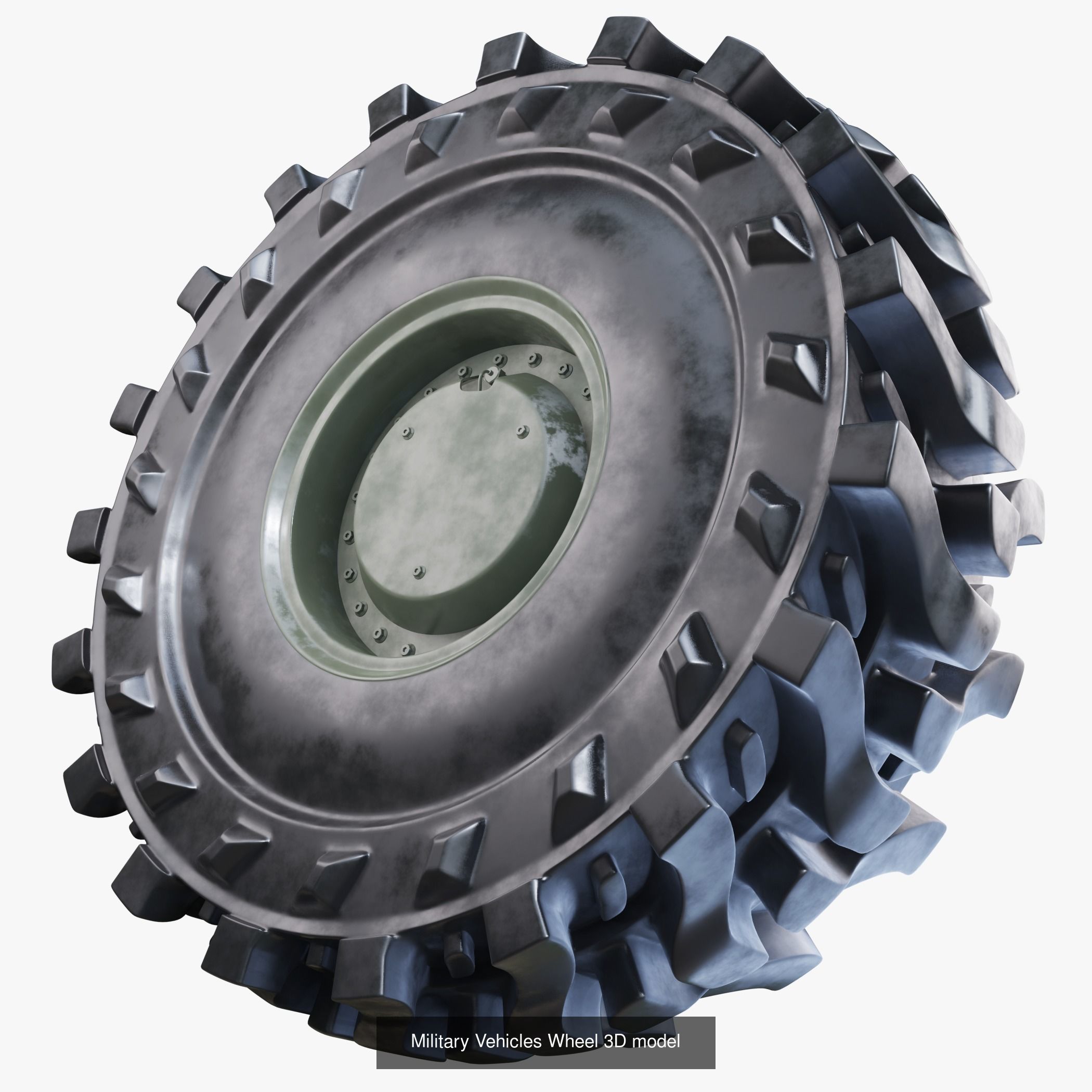 Future Truck Wheels 3D 3D Model Collection_12