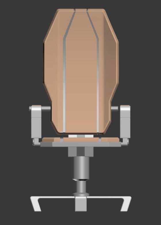 Chair office 3D model_1