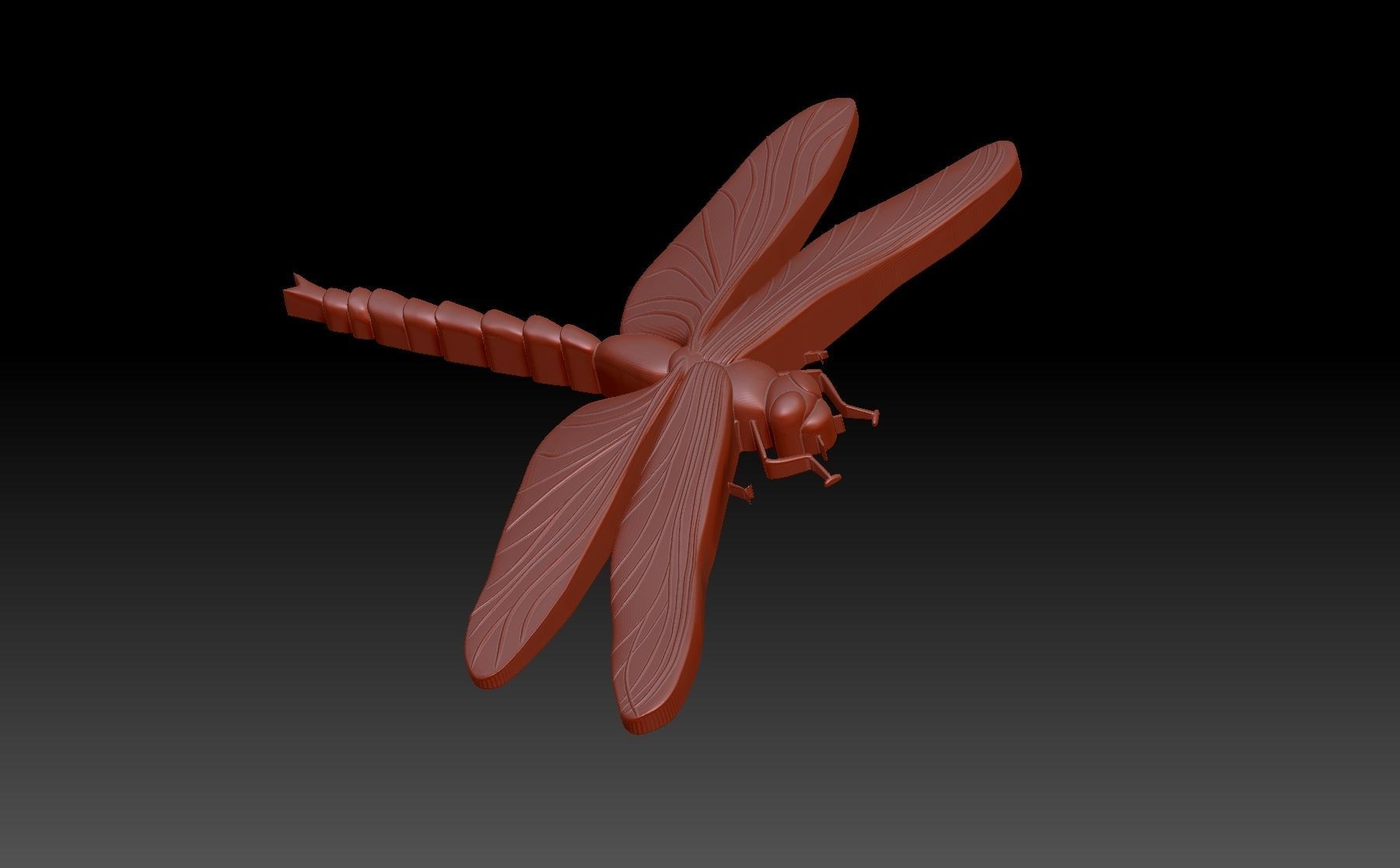 Dragonfly 3D print model_2