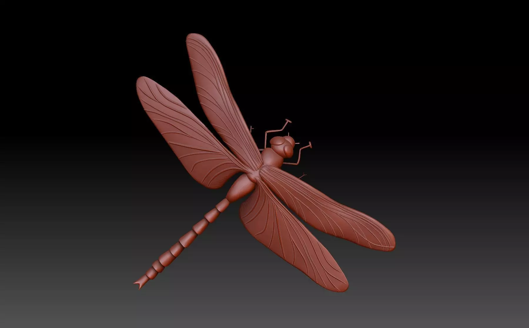 Dragonfly 3D print model_0
