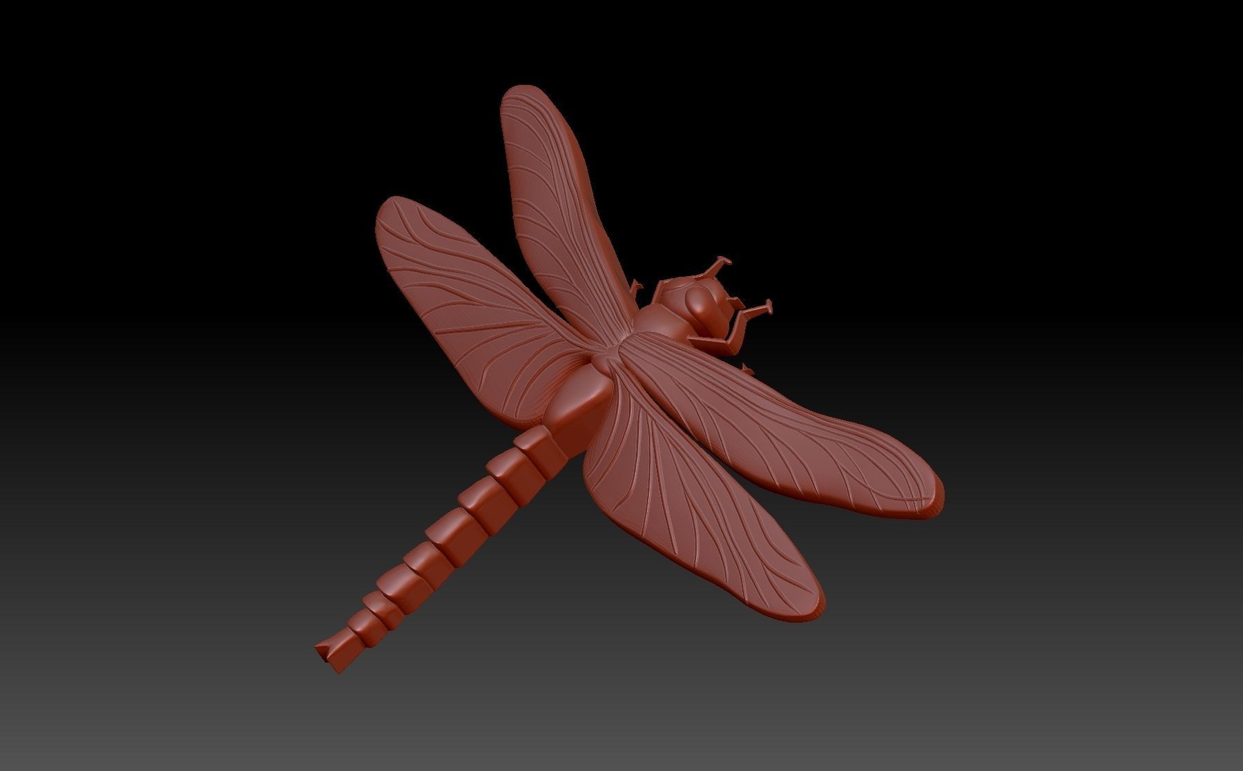 Dragonfly 3D print model_1