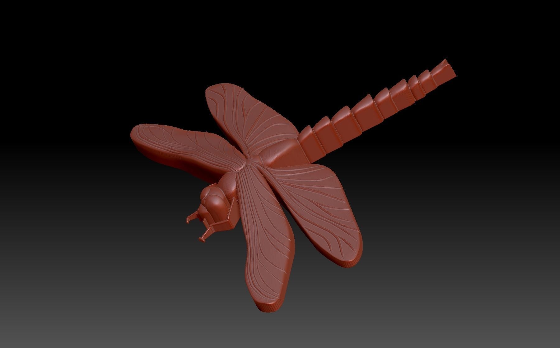 Dragonfly 3D print model_3