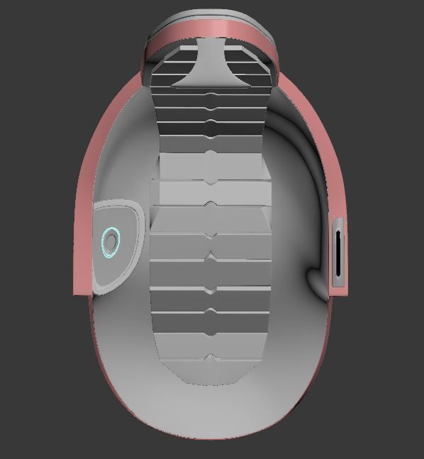 chair car seat 3D model_3