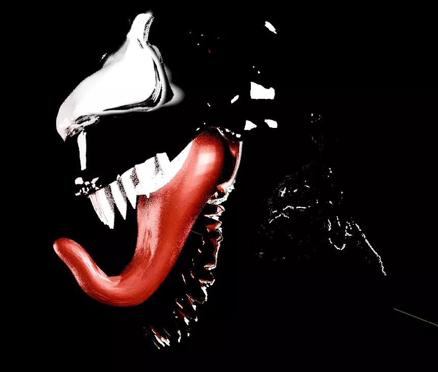 venom 3d model Free low-poly 3D model_0