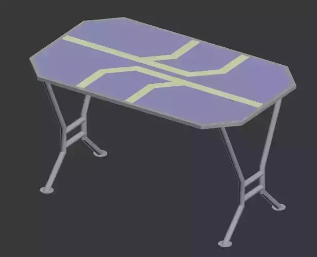 Table with stripes