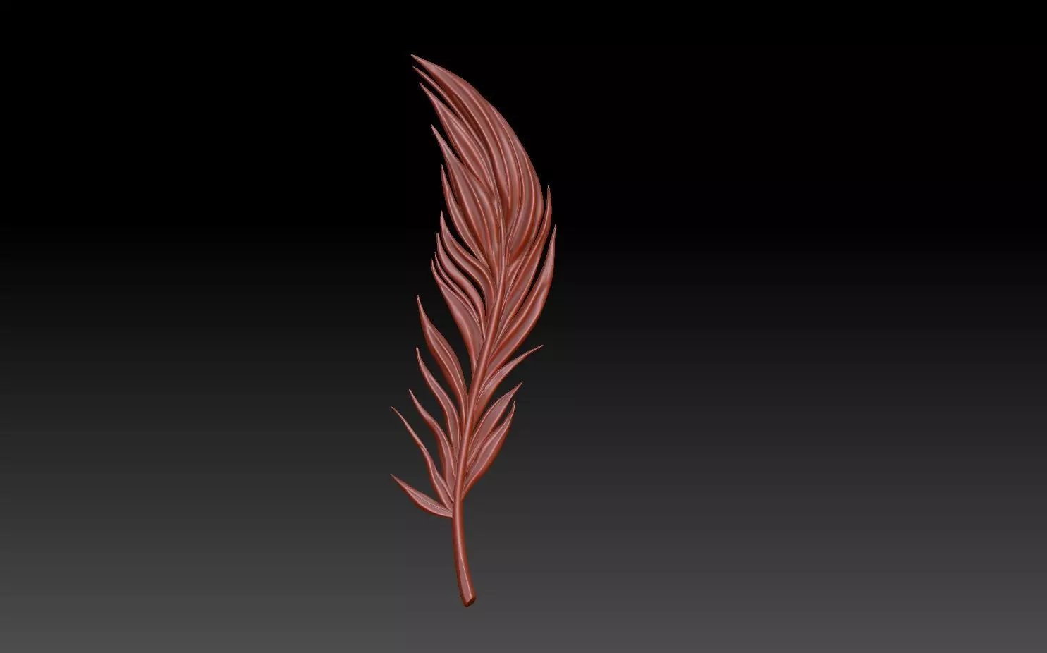 Feather 3D print model