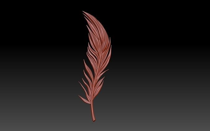 Feather 3D print model