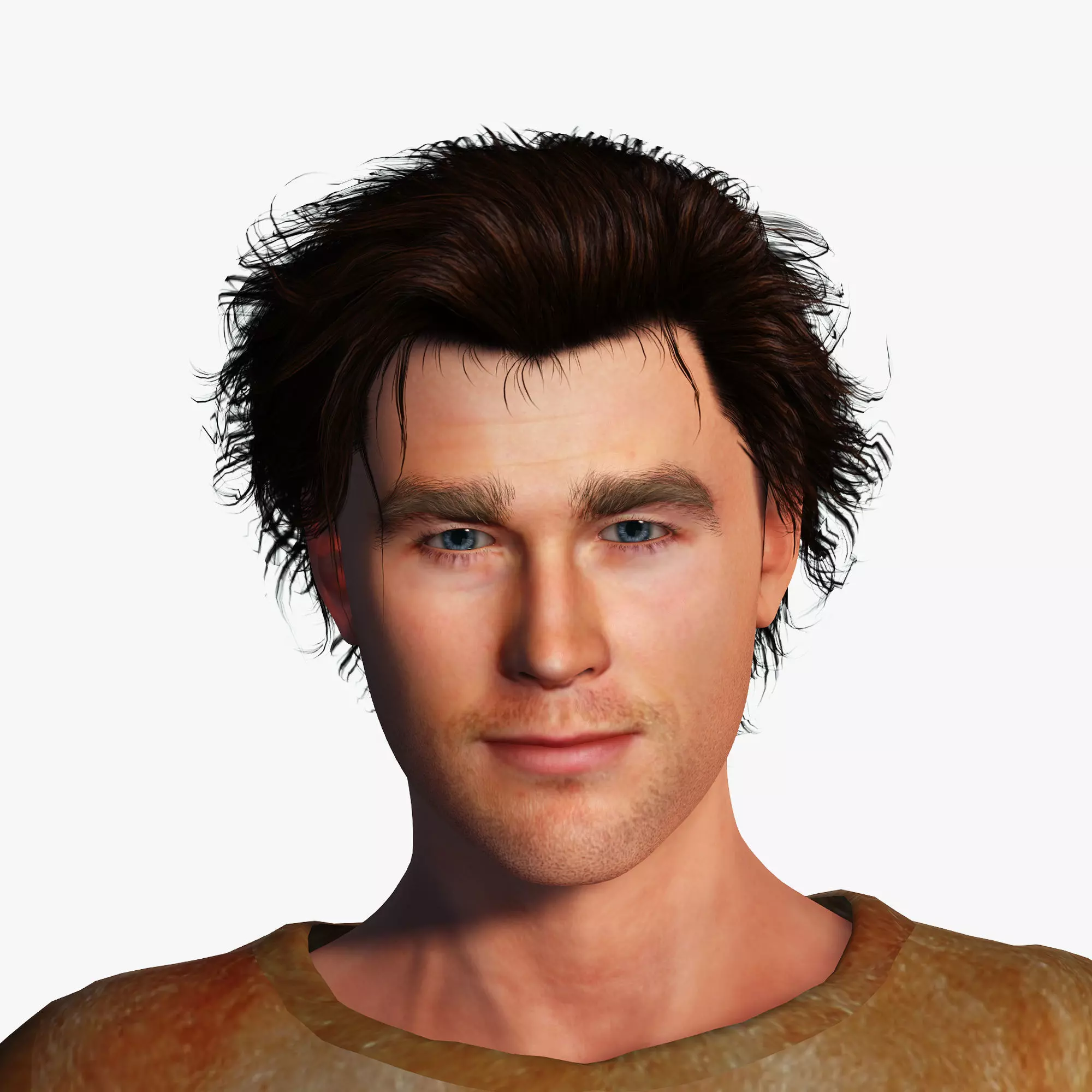 3D Rigged model ready for animation 0000000 Low-poly 3D model