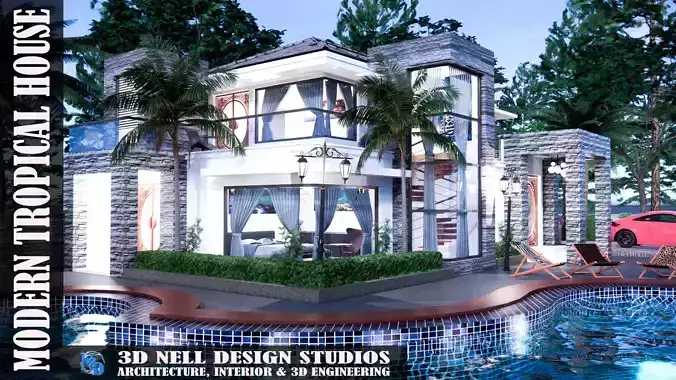 MODERN TROPICAL HOUSE