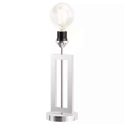 vitaluce-v4342-9-1 table lamp - silver