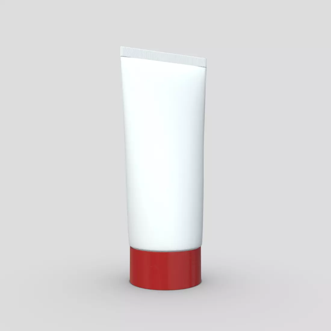 CC0 - Cream Tube Free low-poly 3D model