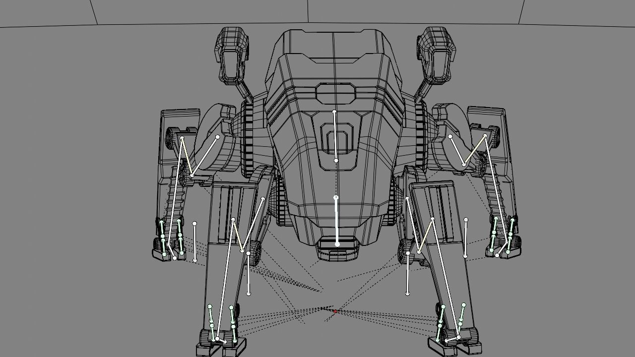 Combat Droid  rigged character 3D model_32