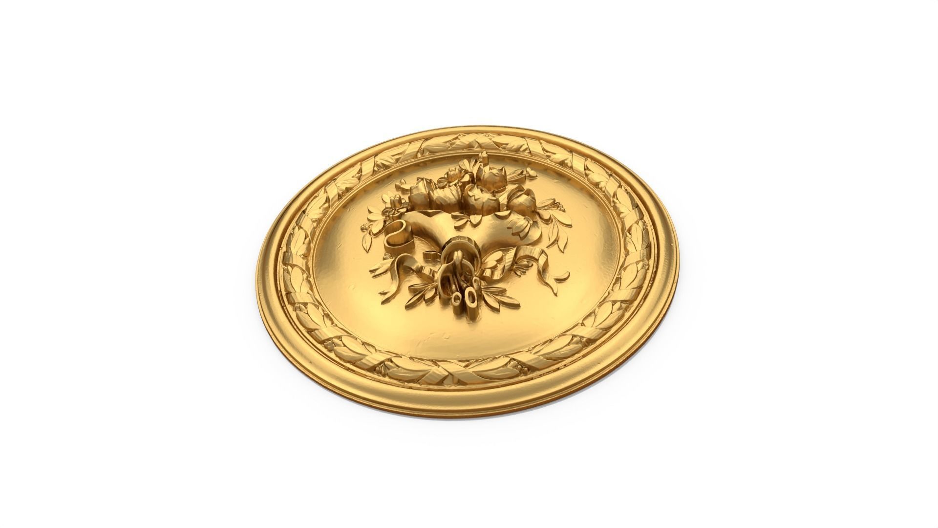 Classic decor ornament 180 3D print model_3