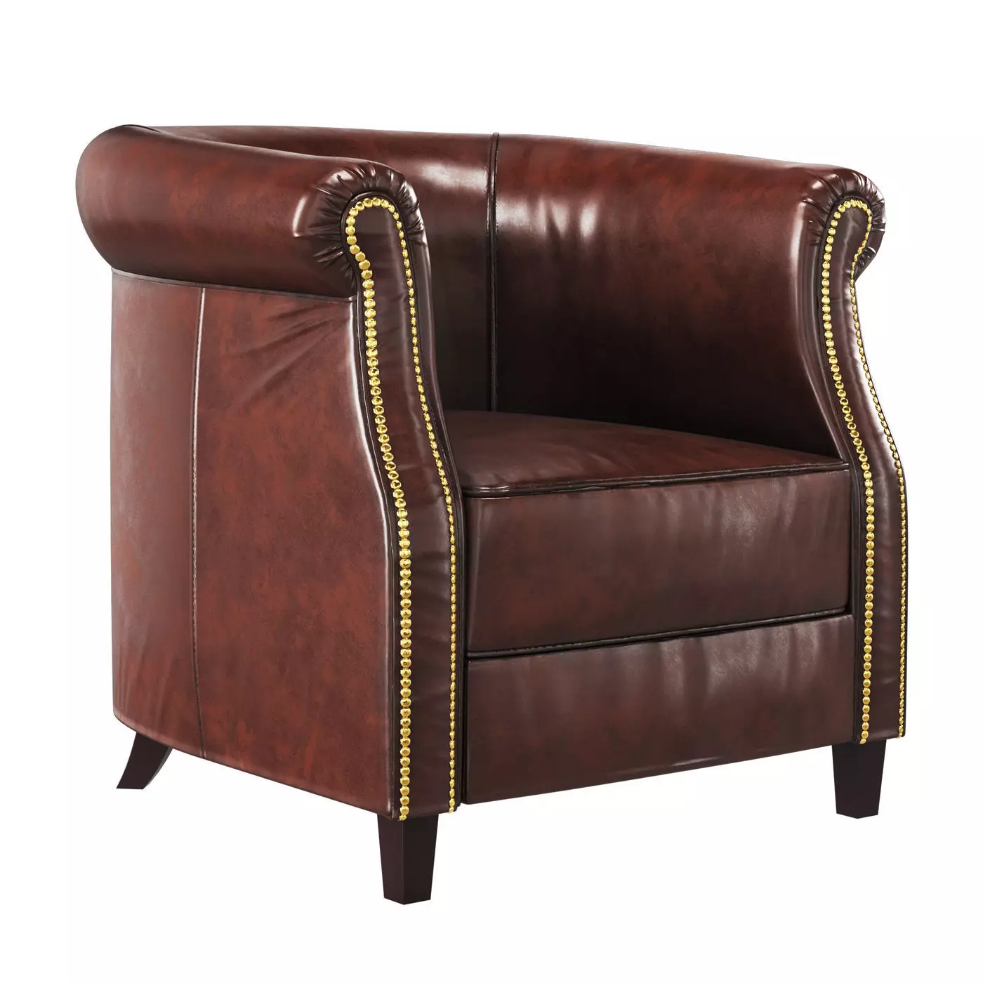 Armchair Fauteuil Oxford cigar 3D model